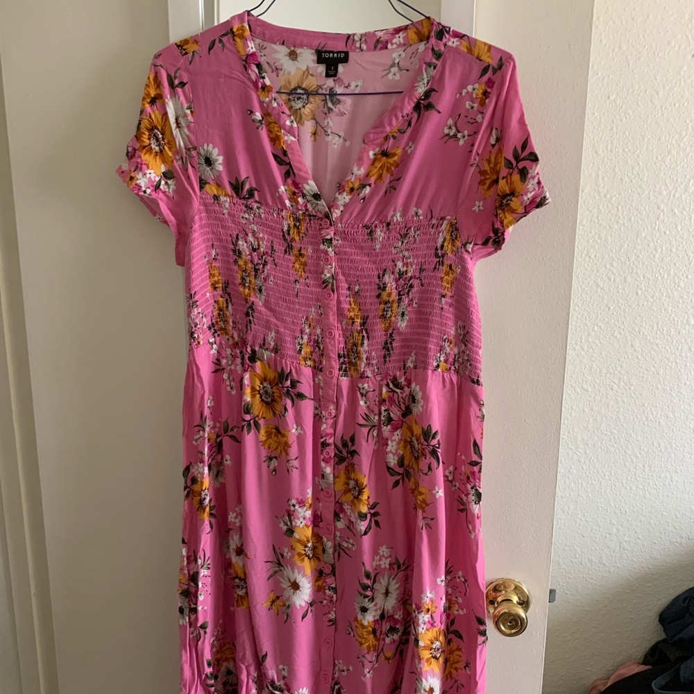 Torrid midi dress sz 1